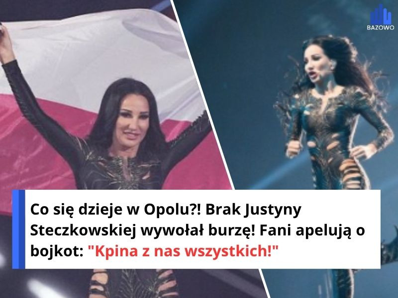 Co się dzieje w Opolu?! Brak Justyny Steczkowskiej wywołał burzę! Fani apelują o bojkot: "Kpina z nas wszystkich!"